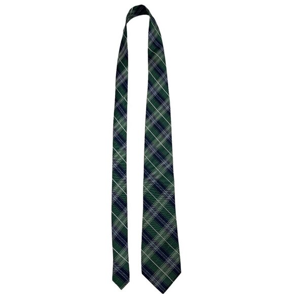 Nautica 100% Silk Plaid/Tartan Tie - Picture 2 of 5